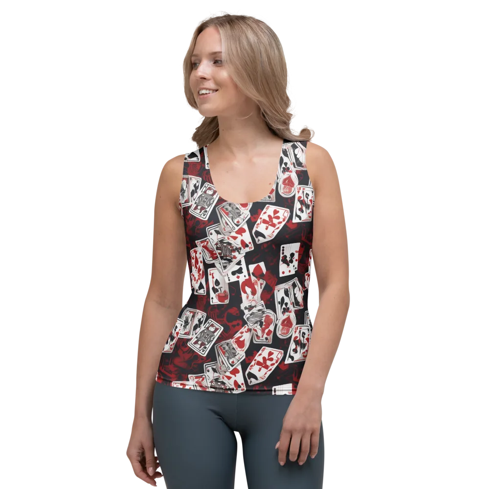 Royal Flush Riot on Women's Tank Top — Front