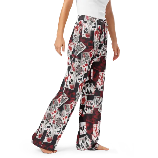 Royal Flush Riot on a Women's Pajama Pants