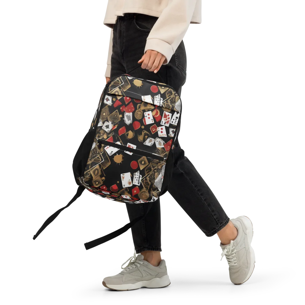 Gilded Gambit on Utility Backpack — Front