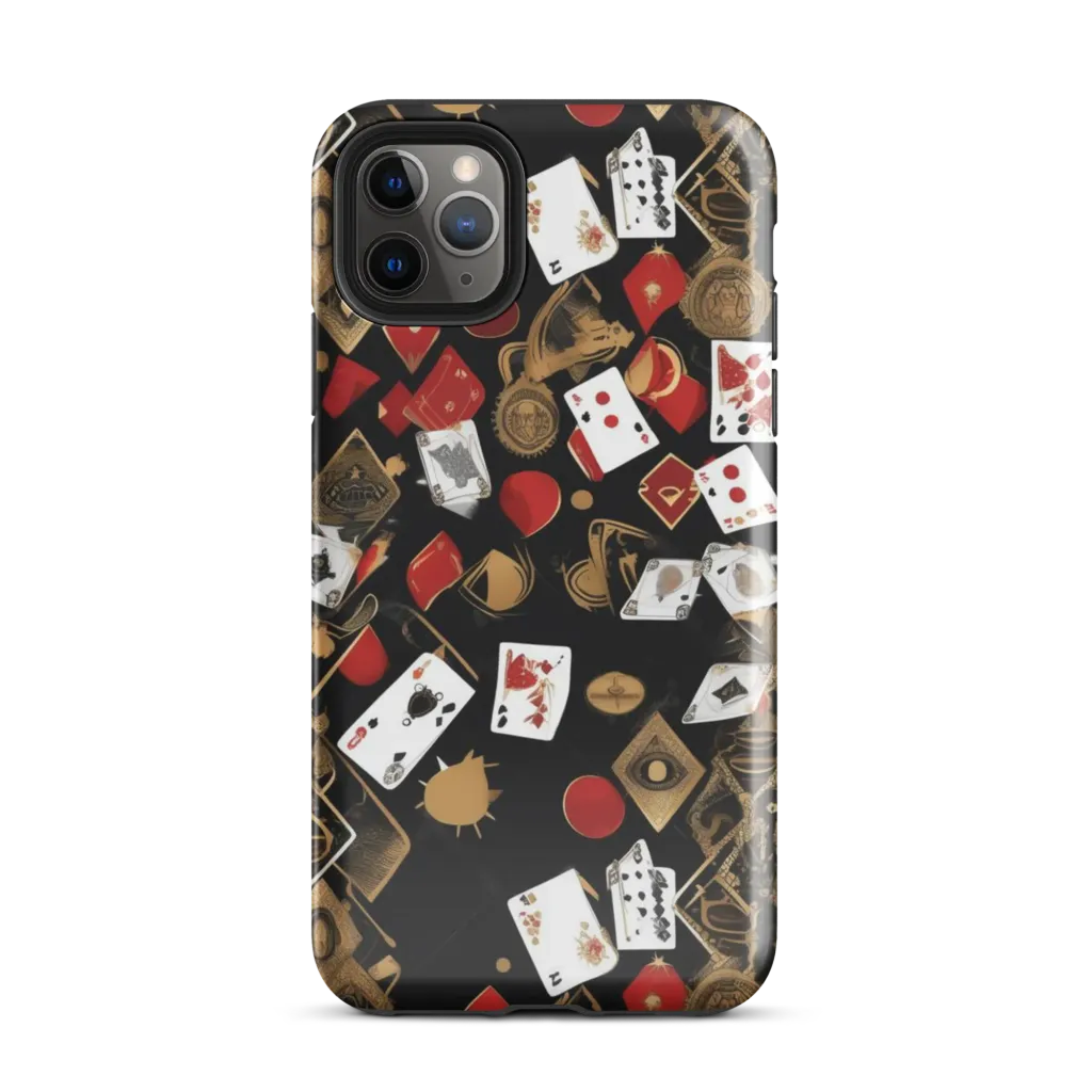 Gilded Gambit on Tough Case for iPhone® — Front