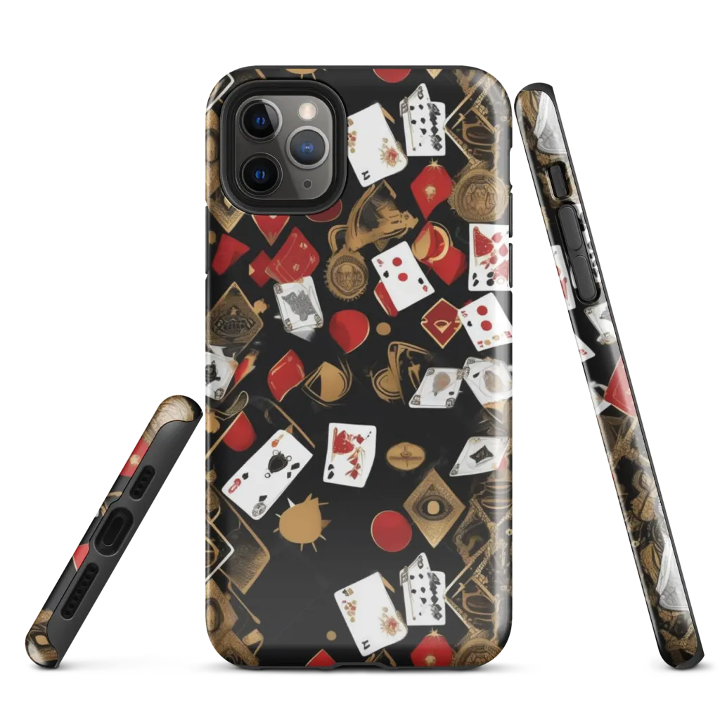 Gilded Gambit on Tough Case for iPhone® — Front