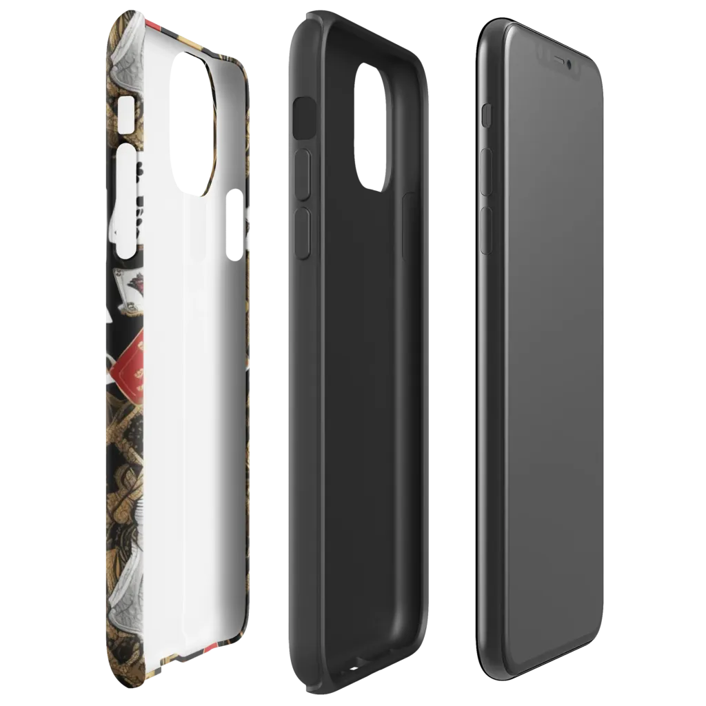 Gilded Gambit on Tough Case for iPhone® — Right