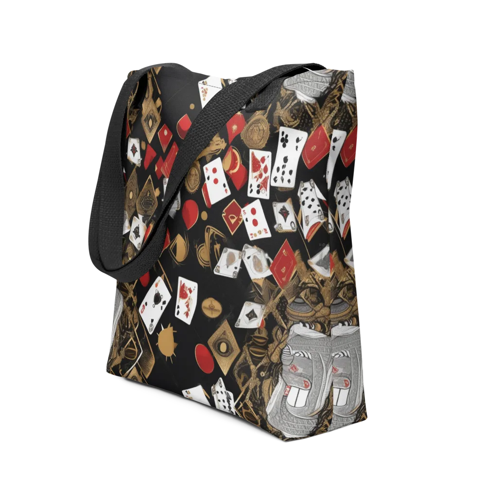 Gilded Gambit on Tote Bag — Front