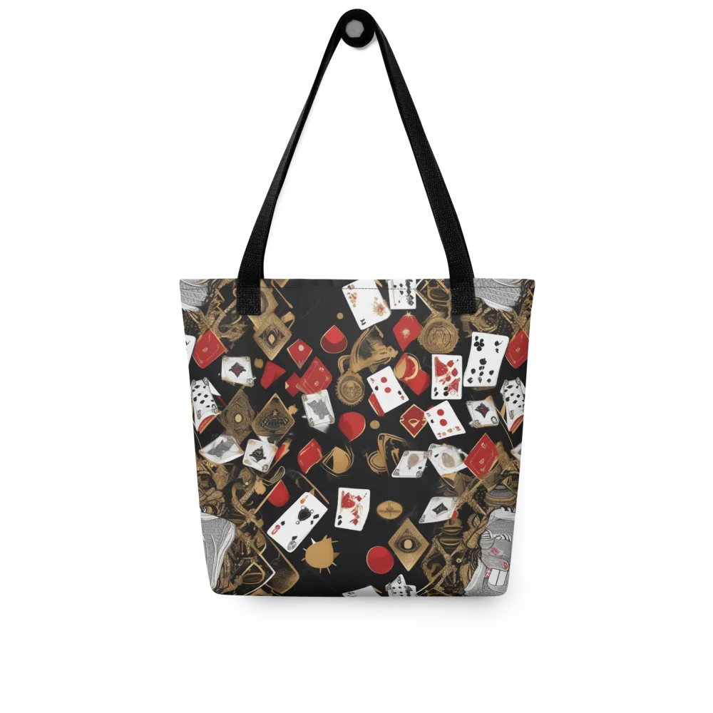Gilded Gambit on Tote Bag — Front