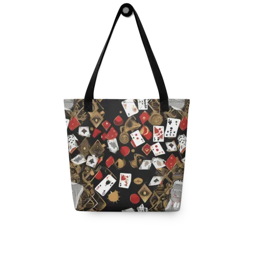 Gilded Gambit on a Tote Bag