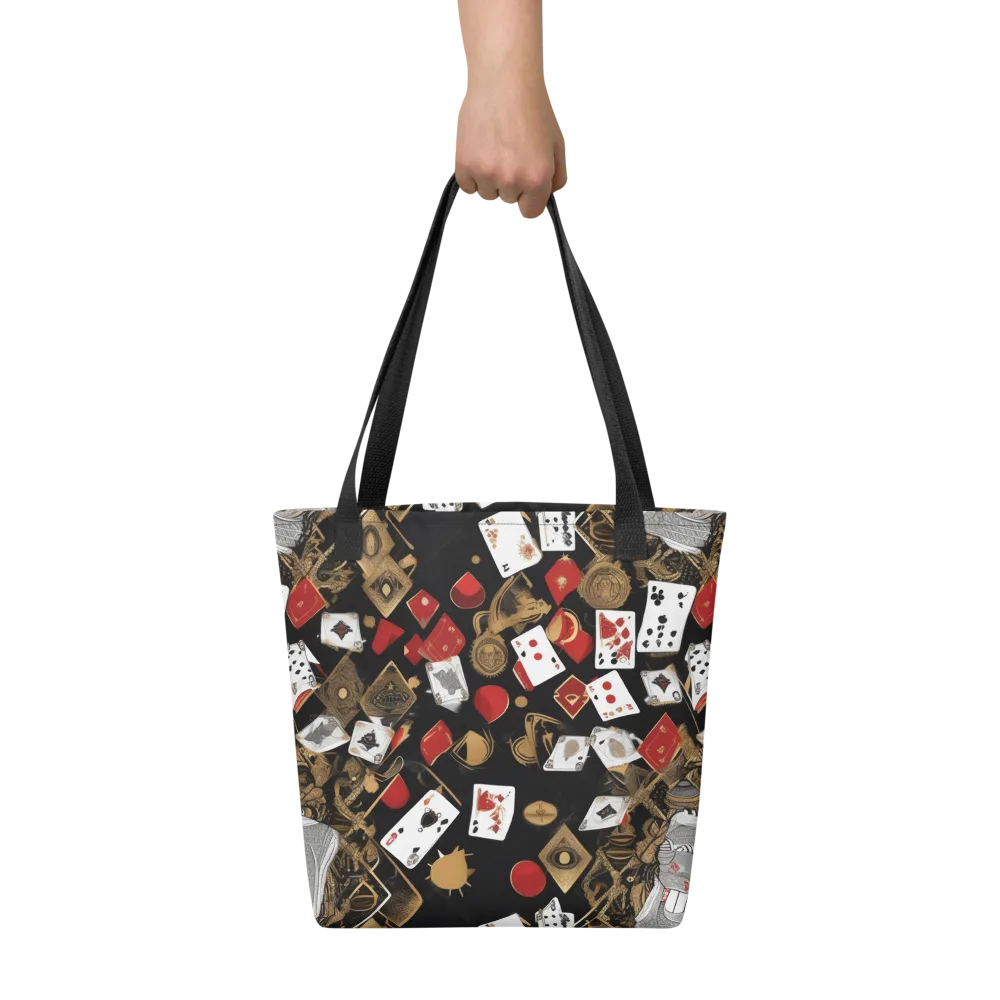 Gilded Gambit on Tote Bag — Front