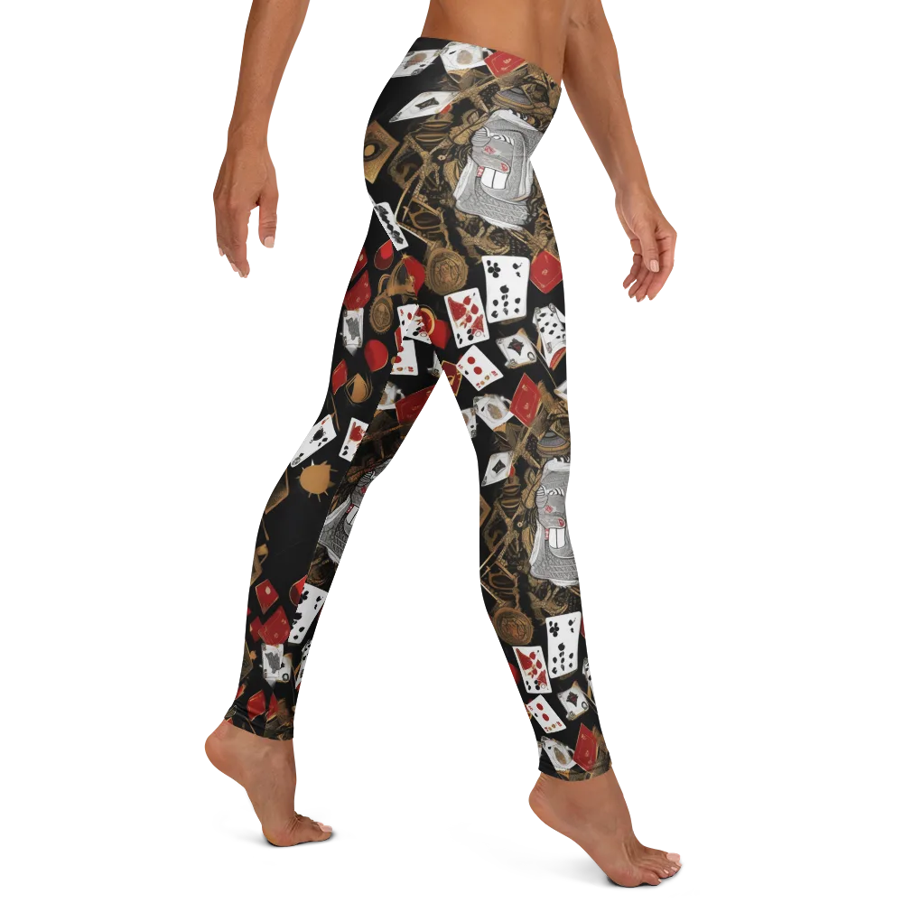Gilded Gambit on Leggings — Right