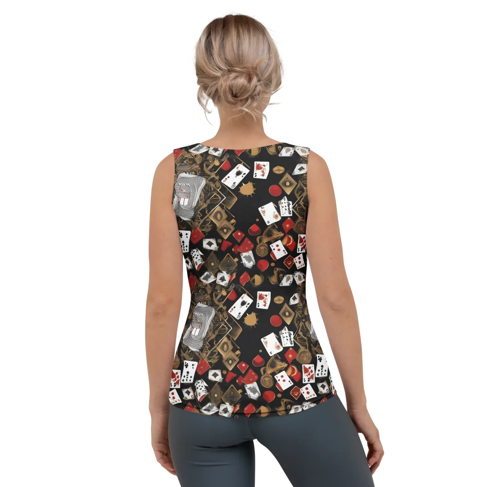 Gilded Gambit on Women's Tank Top — Back