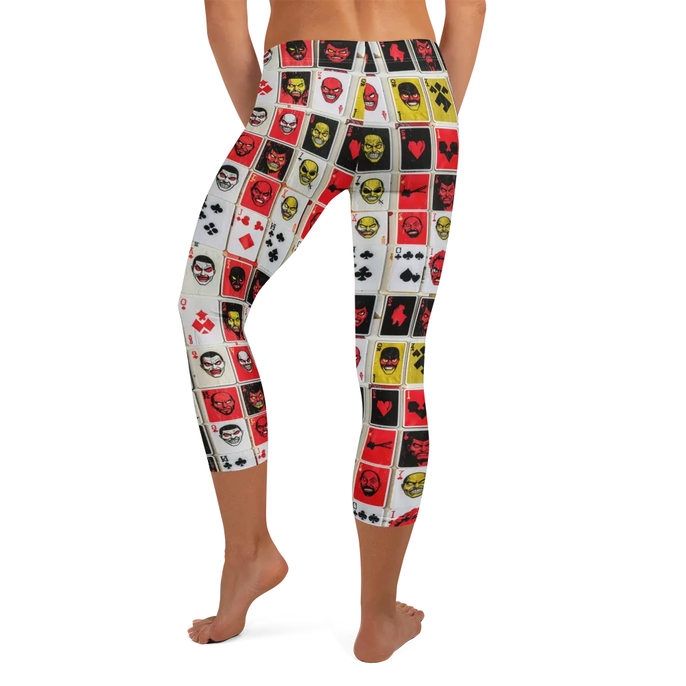 Devil’s Deck on Capri Leggings — Back