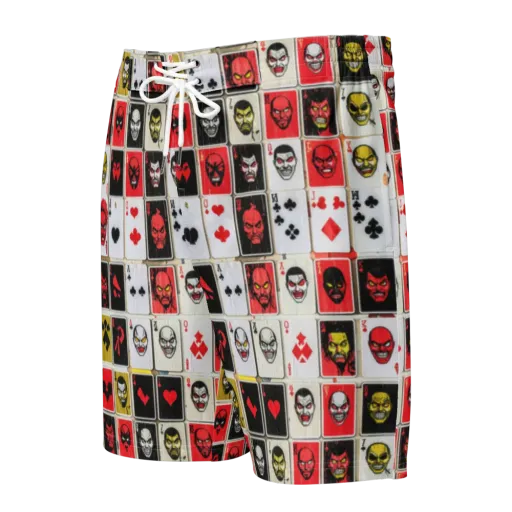 Devil’s Deck on a Men's Board Shorts