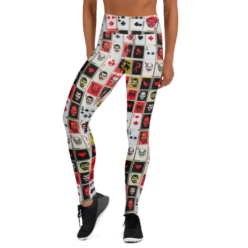 Devil’s Deck on a Yoga Leggings