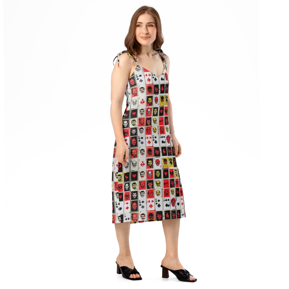 Devil’s Deck on Slip Dress — Right Front