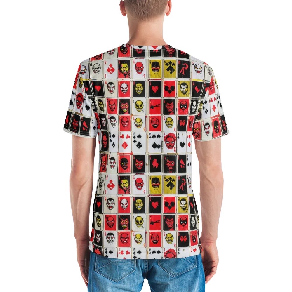 Devil’s Deck on Men's Crew Neck T-Shirt — Back