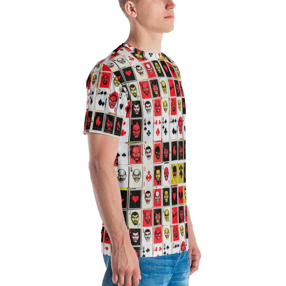 Devil’s Deck on Men's Crew Neck T-Shirt — Right