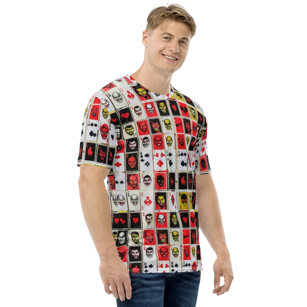 Devil’s Deck on Men's Crew Neck T-Shirt — Right