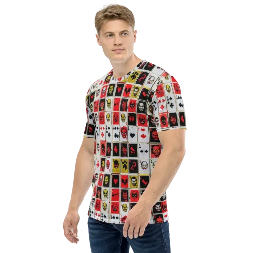 Devil’s Deck on a Men's Crew Neck T-Shirt