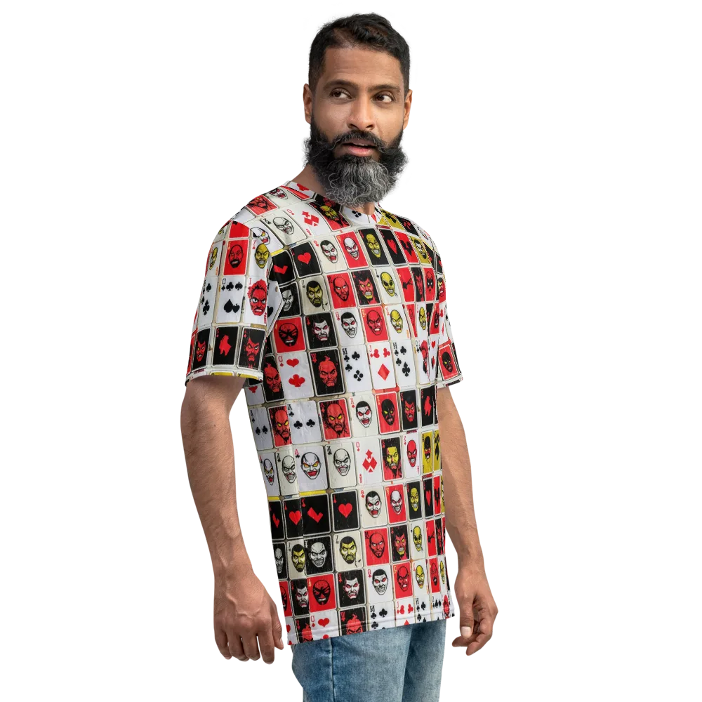 Devil’s Deck on Men's Crew Neck T-Shirt — Right