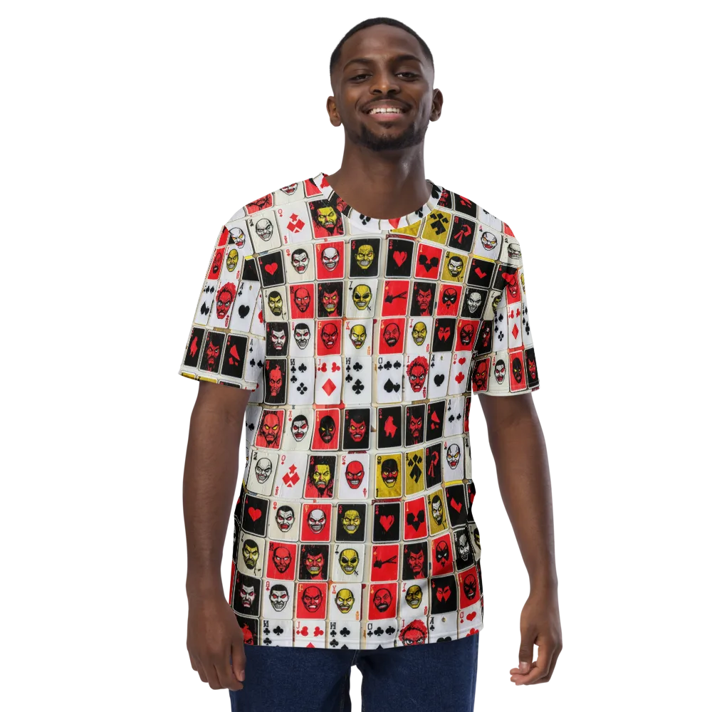 Devil’s Deck on Men's Crew Neck T-Shirt — Front