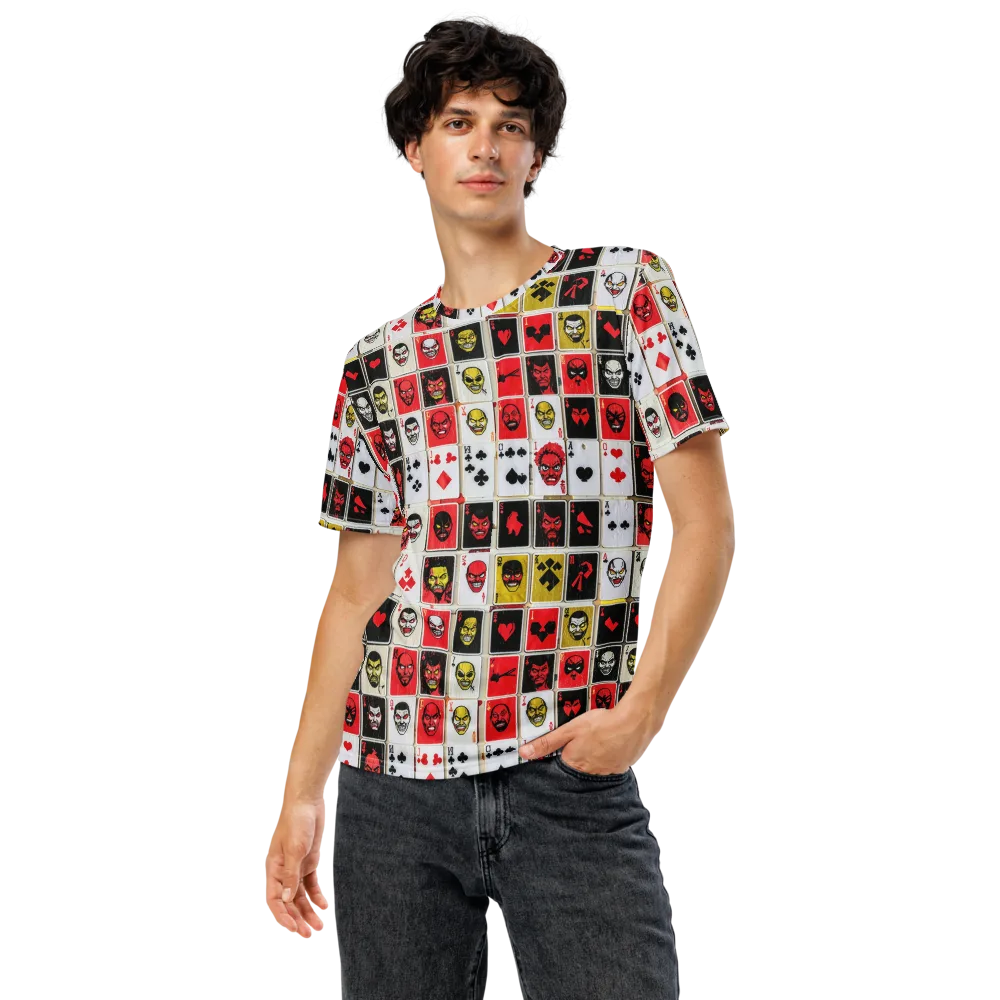 Devil’s Deck on Men's Crew Neck T-Shirt — Front