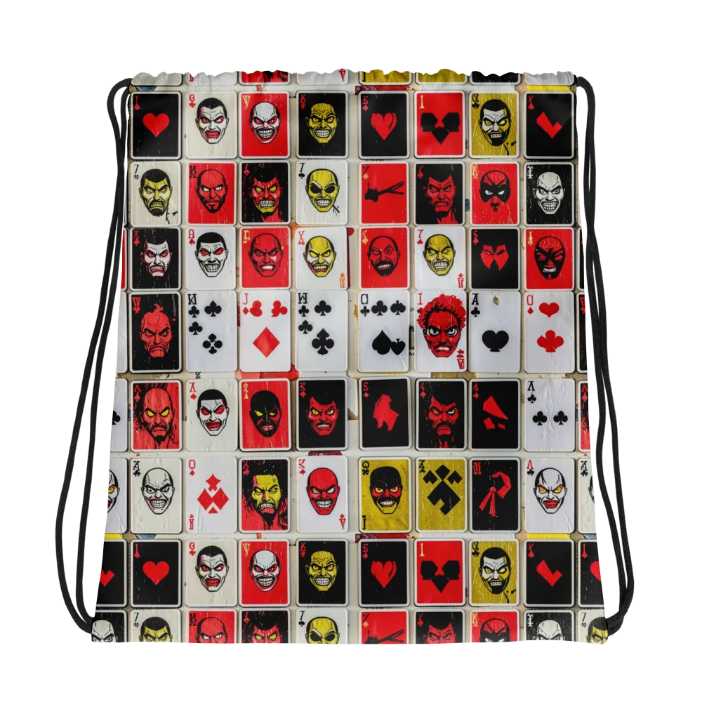 Devil’s Deck on Drawstring Bag — Photo