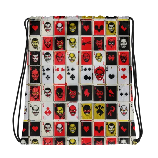 Devil’s Deck on a Drawstring Bag