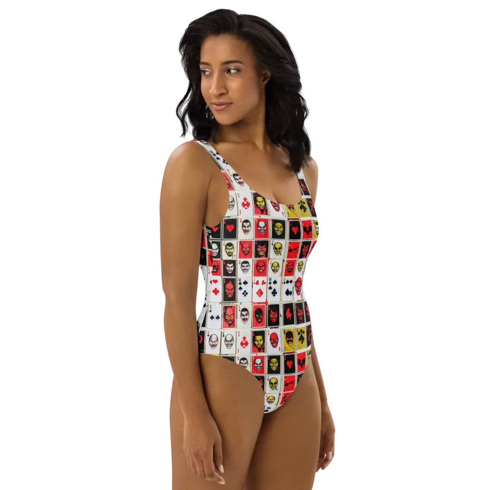 Devil’s Deck on One-Piece Swimsuit — Right