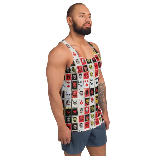 Devil’s Deck on a Men's Tank Top