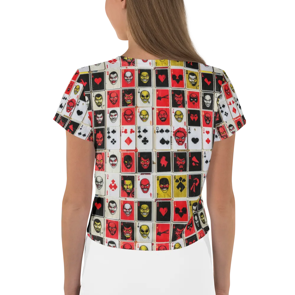 Devil’s Deck on Crop Tee — Back