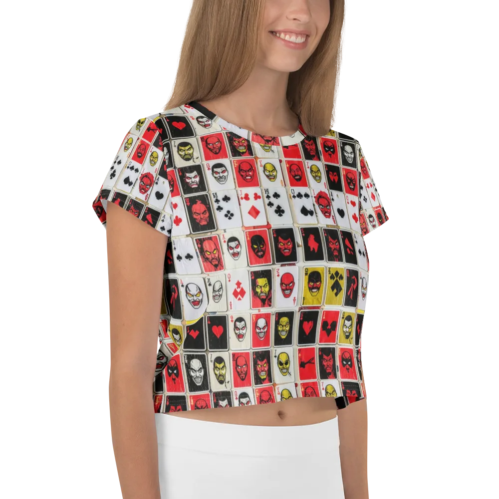 Devil’s Deck on Crop Tee — Right