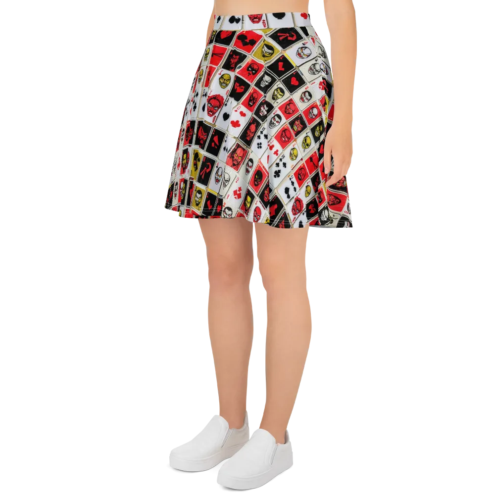 Devil’s Deck on Skater Skirt — Left