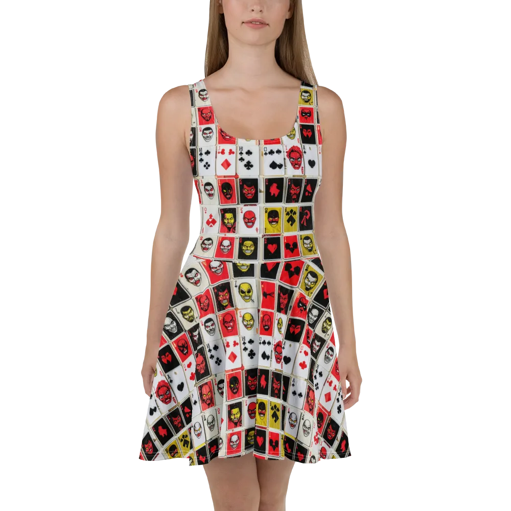 Devil’s Deck on Skater Dress — Front