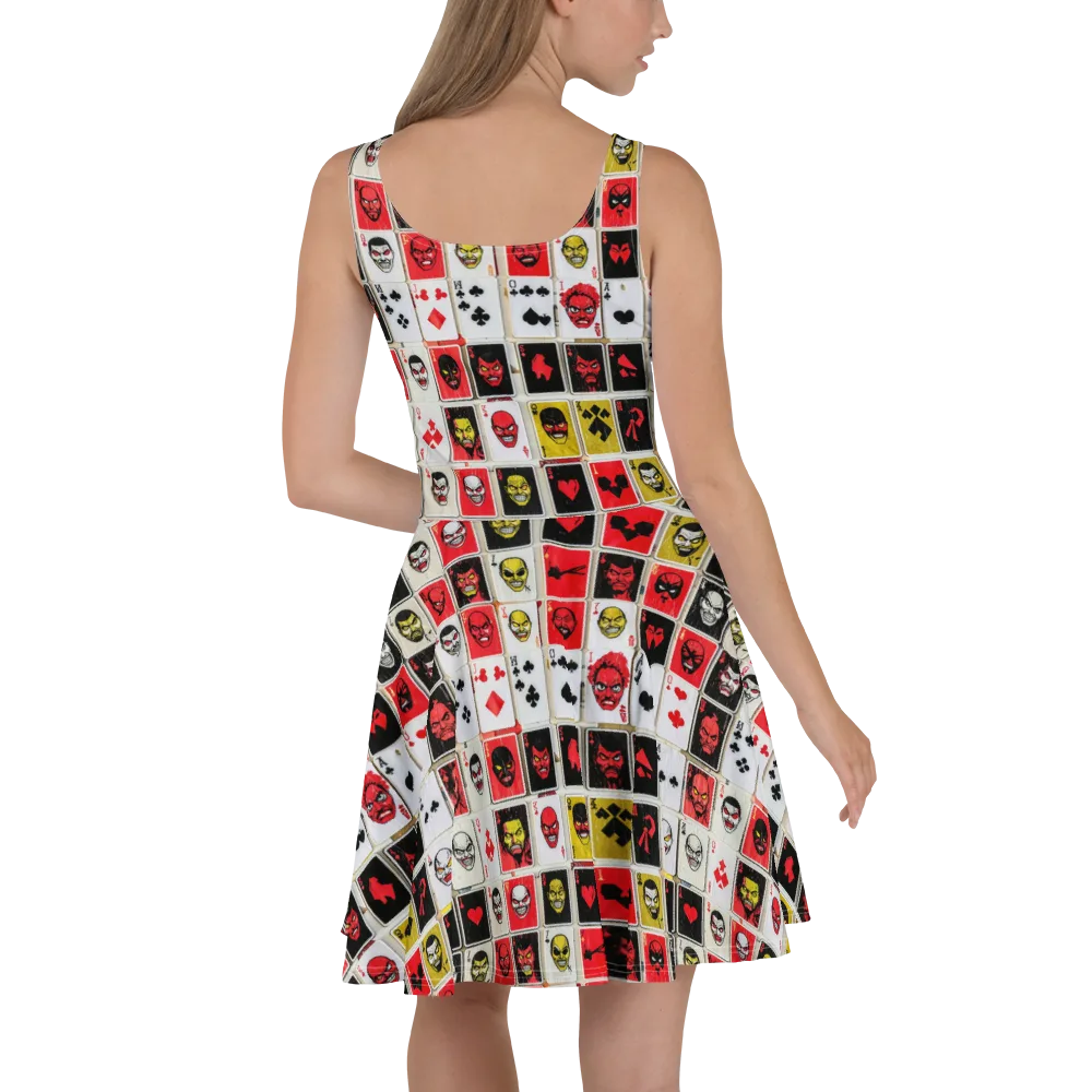 Devil’s Deck on Skater Dress — Back