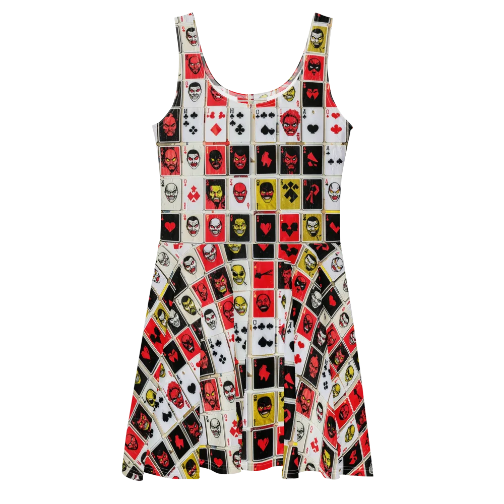 Devil’s Deck on Skater Dress — Front