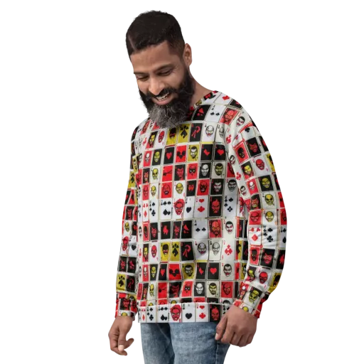 Devil’s Deck on a Sweatshirt