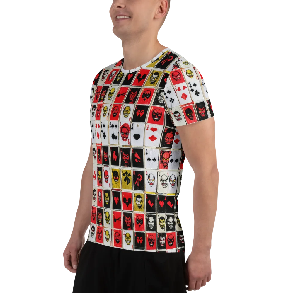 Devil’s Deck on Men's Athletic T-Shirt — Left