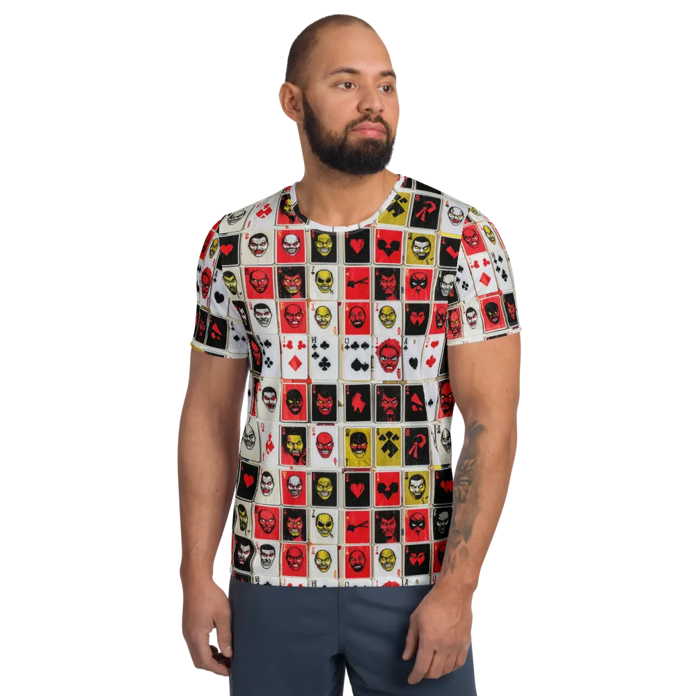 Devil’s Deck on Men's Athletic T-Shirt — Front