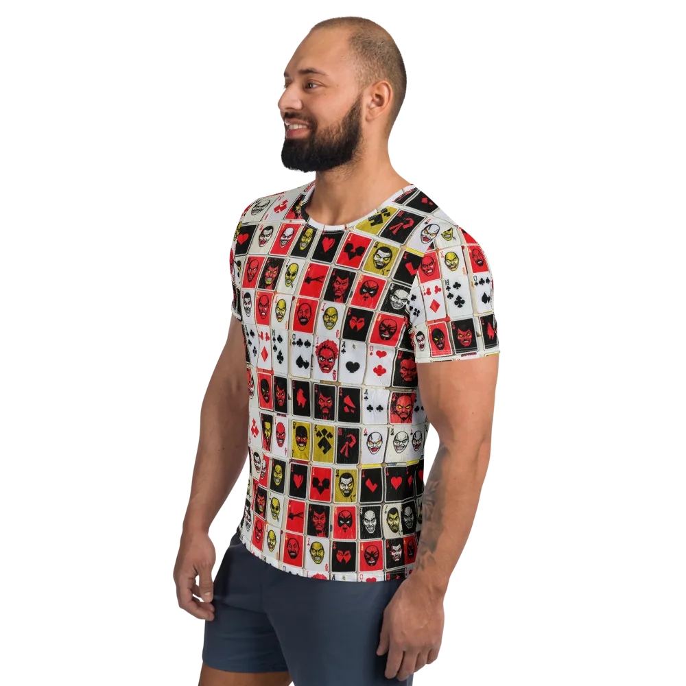 Devil’s Deck on Men's Athletic T-Shirt — Left