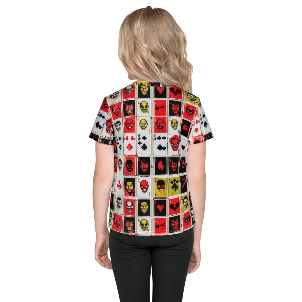 Devil’s Deck on Kids Crew Neck T-Shirt — Back