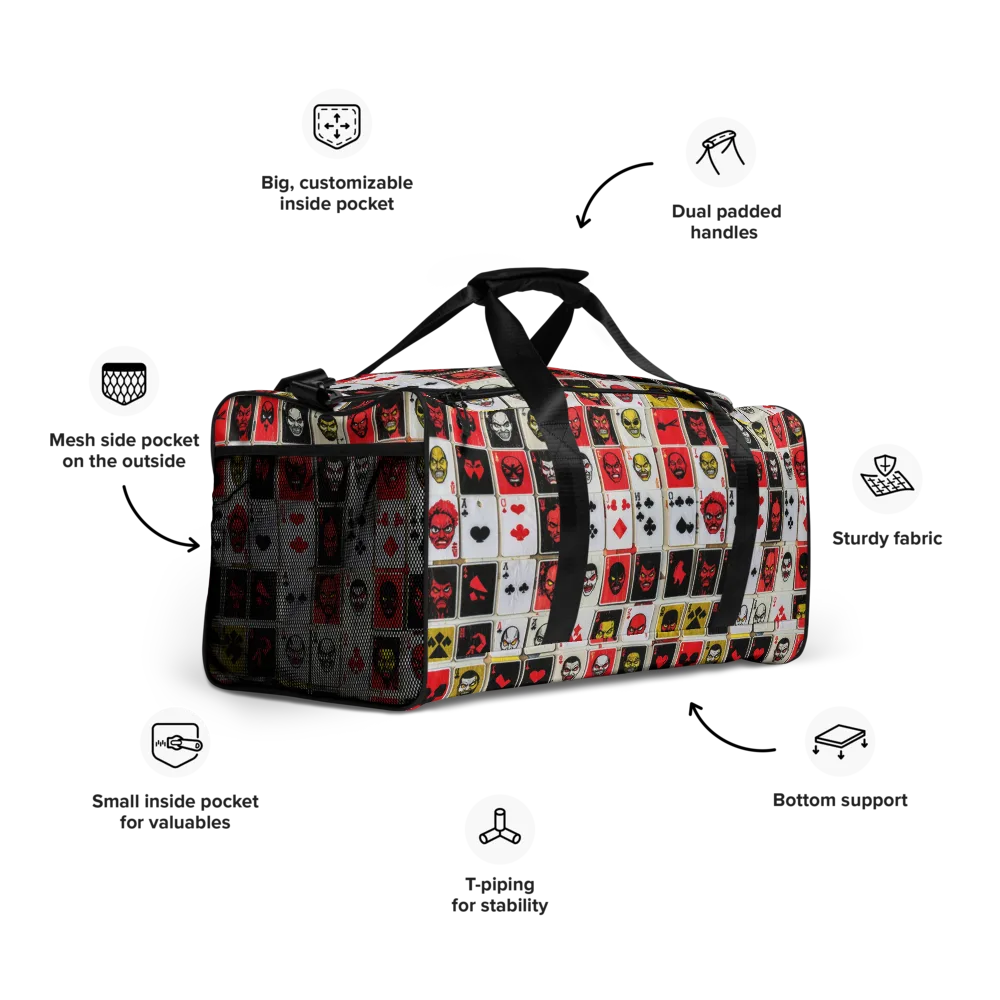 Devil’s Deck on Duffle Bag — Right Front