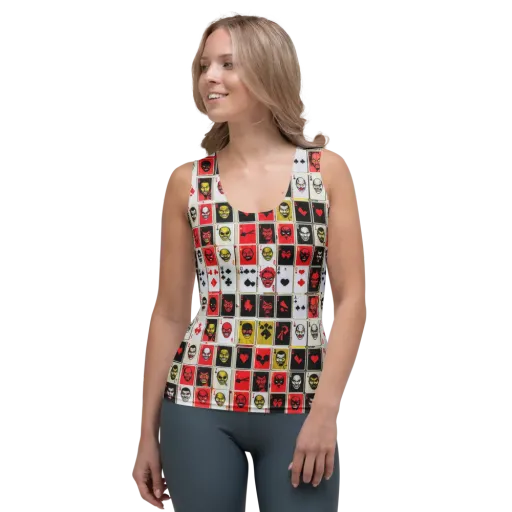 Devil’s Deck on a Women's Tank Top