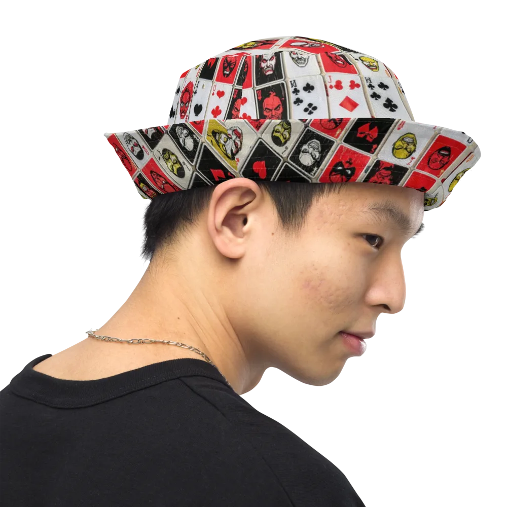 Devil’s Deck on Reversible Bucket Hat — Right Outside
