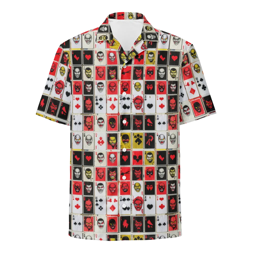 Devil’s Deck on Button Shirt — Front