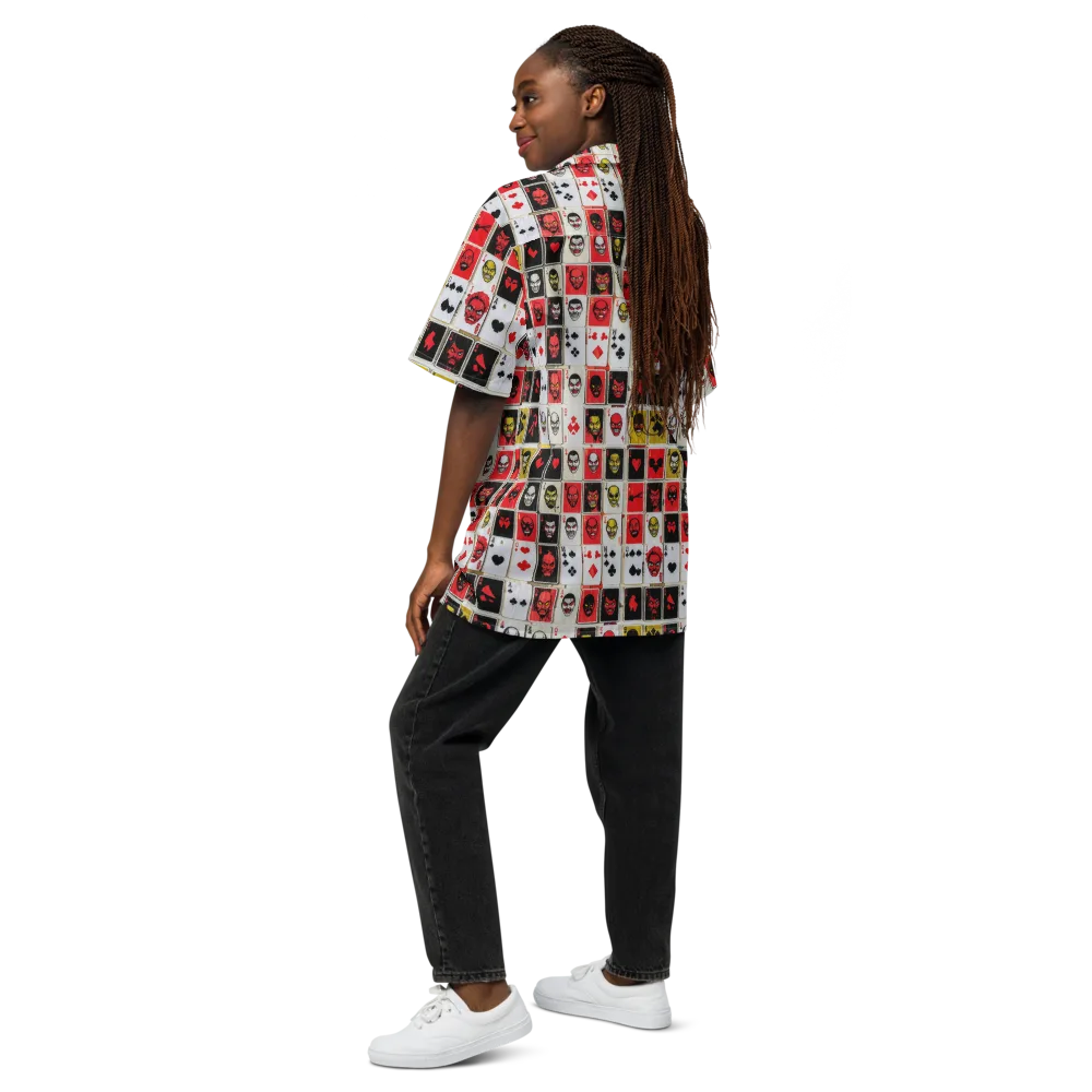 Devil’s Deck on Button Shirt — Back