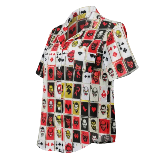 Devil’s Deck on a Women's Short Sleeve Pajama Top