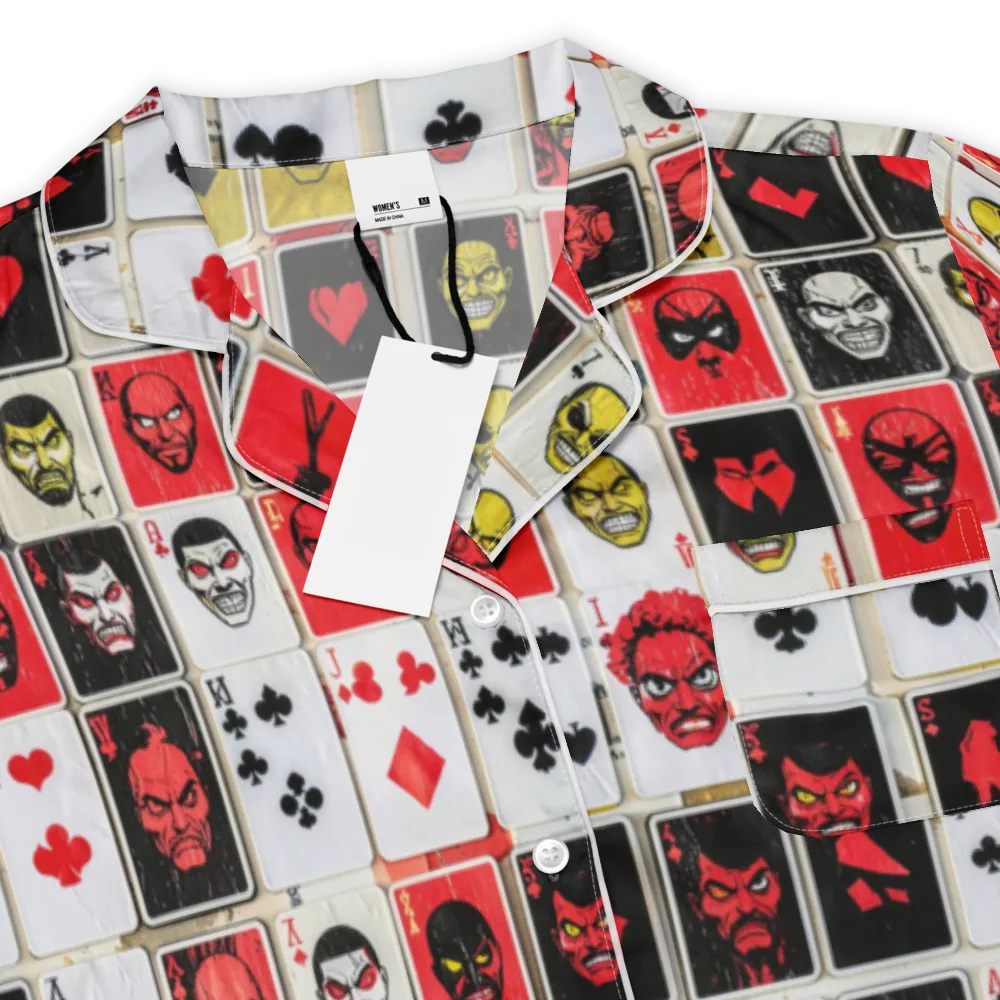Devil’s Deck on Women's Short Sleeve Pajama Top — Product details