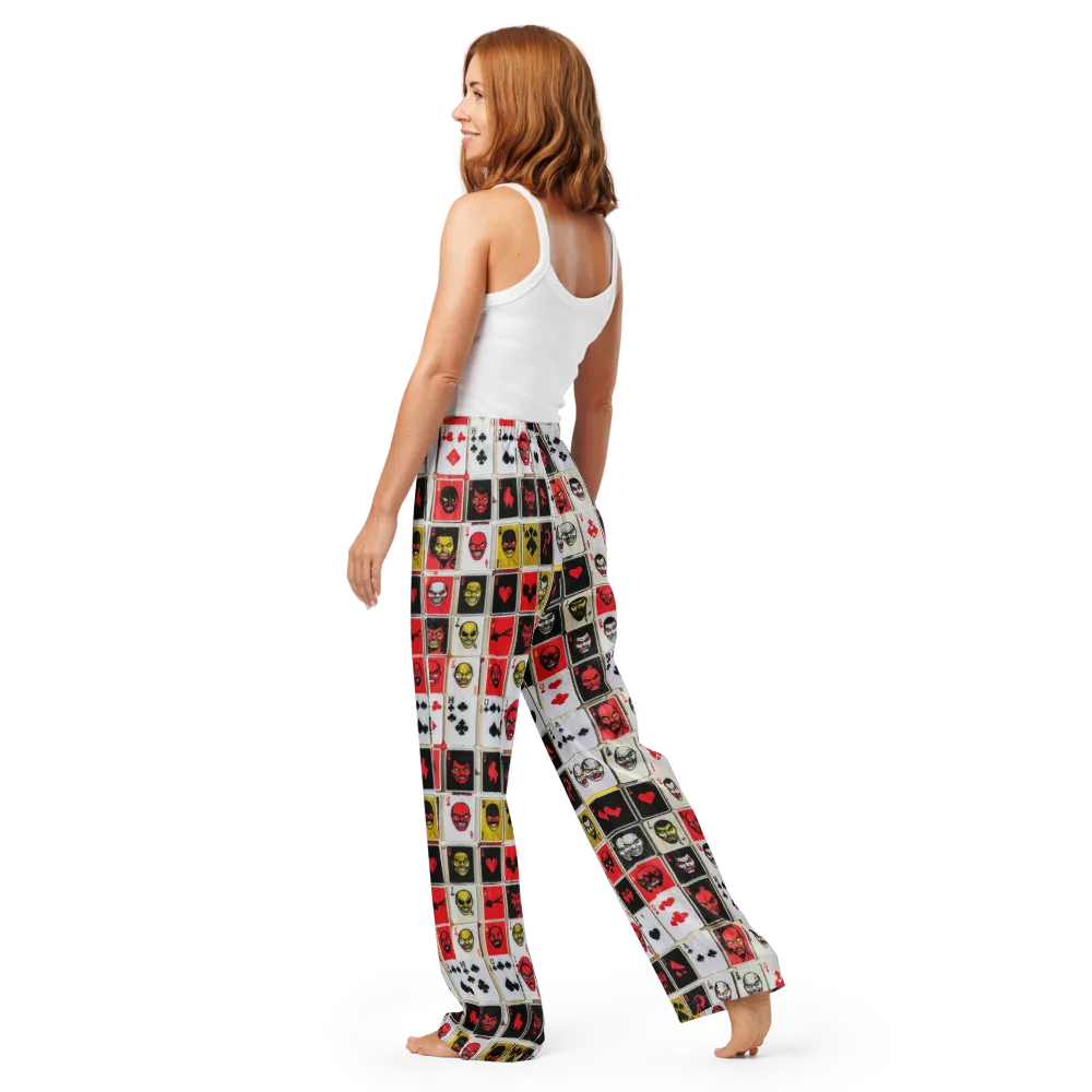 Devil’s Deck on Women's Pajama Pants — Back