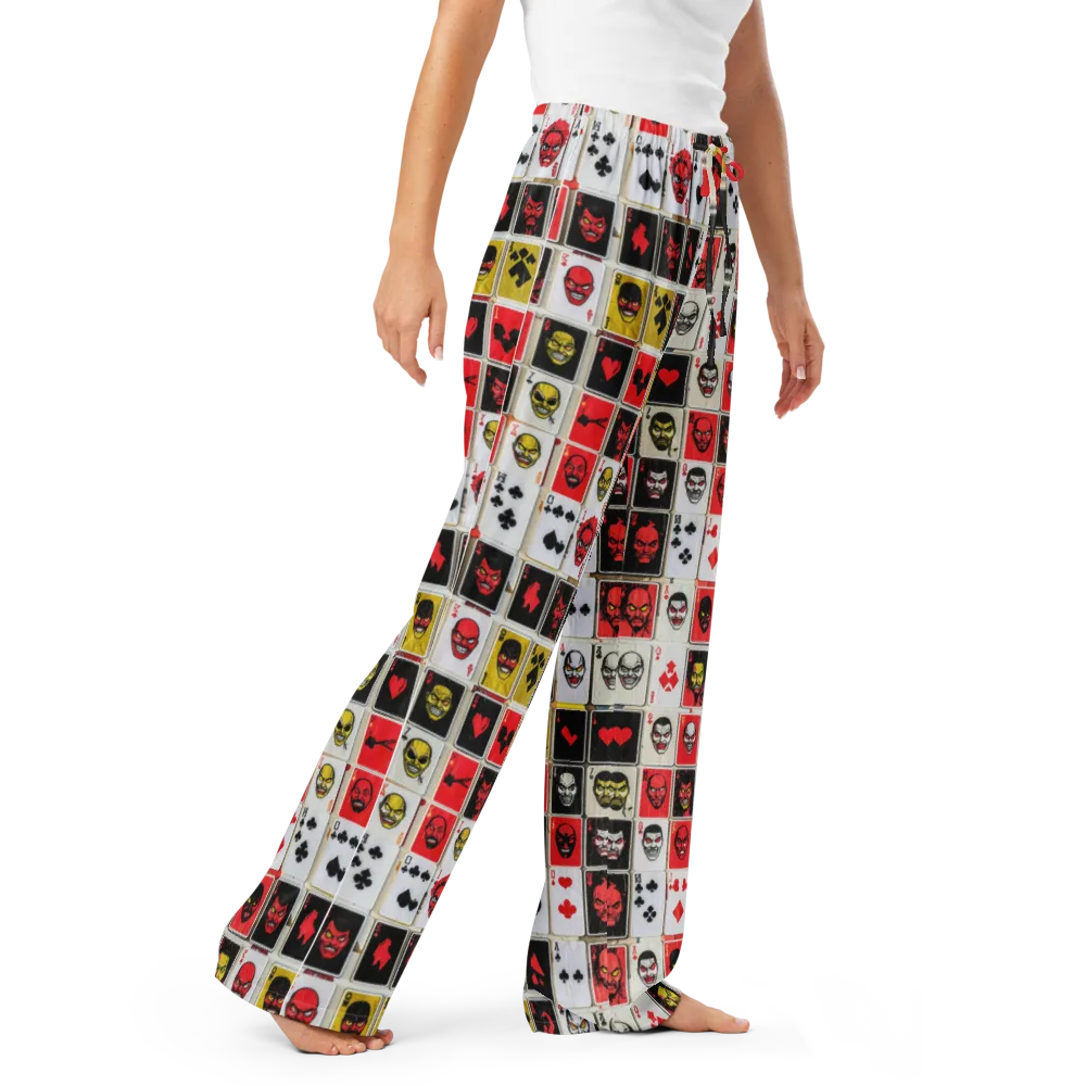 Devil’s Deck on Women's Pajama Pants — Right Front
