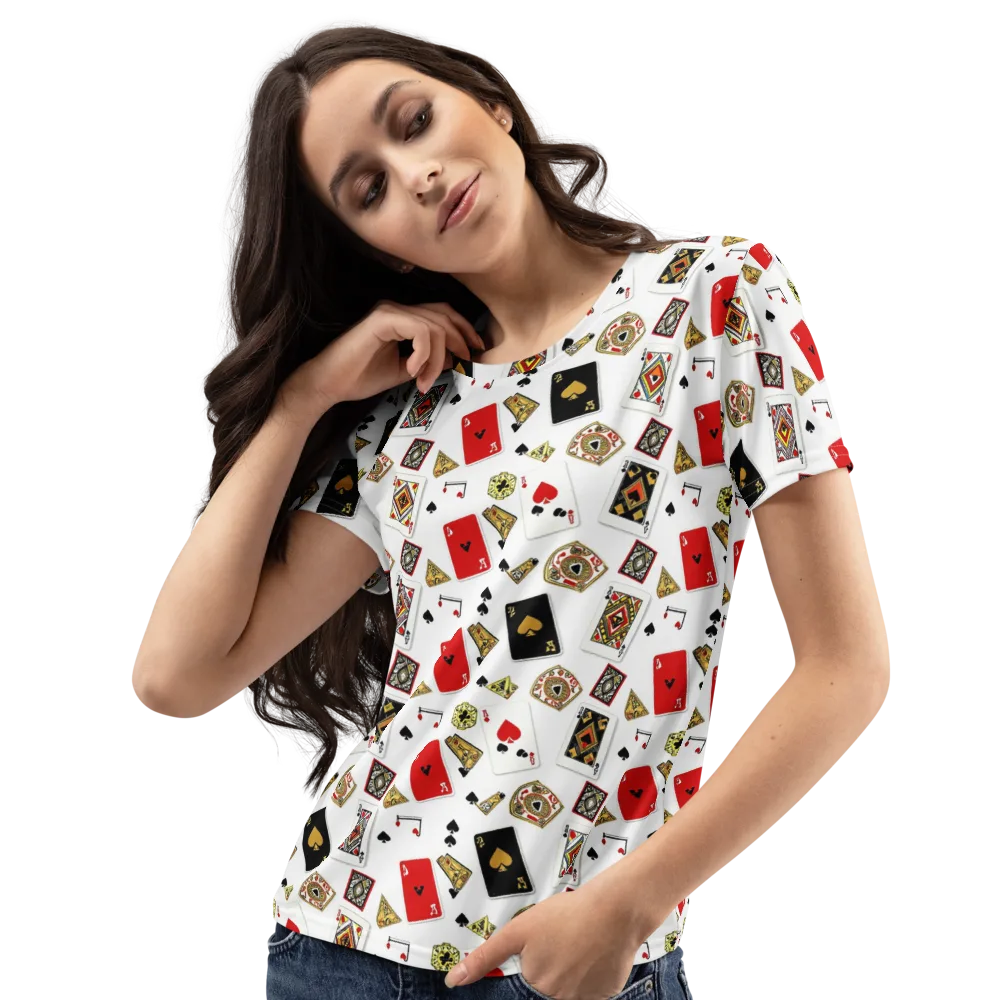 Midnight Deal on Women's Crew Neck T-Shirt — Left Front