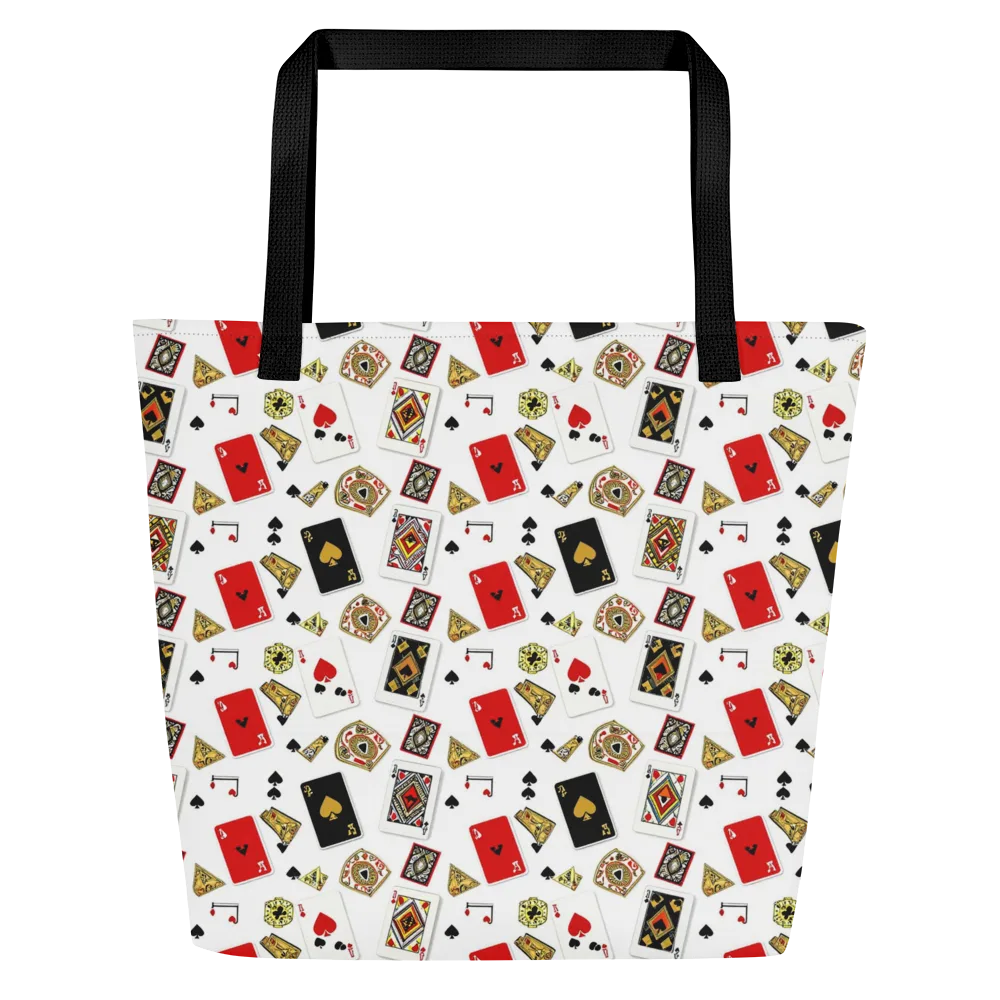 Midnight Deal on Large Tote Bag W/ Pocket — Front