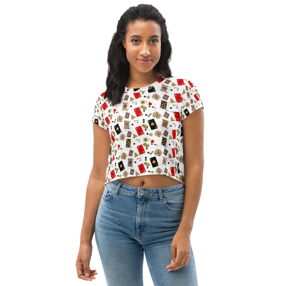 Midnight Deal on Crop Tee — Front
